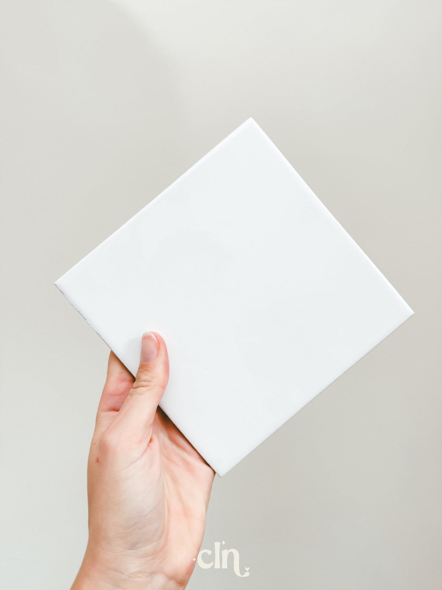 Ceramic tile 15 x 15cm - Polymer Clay - CLN Atelier