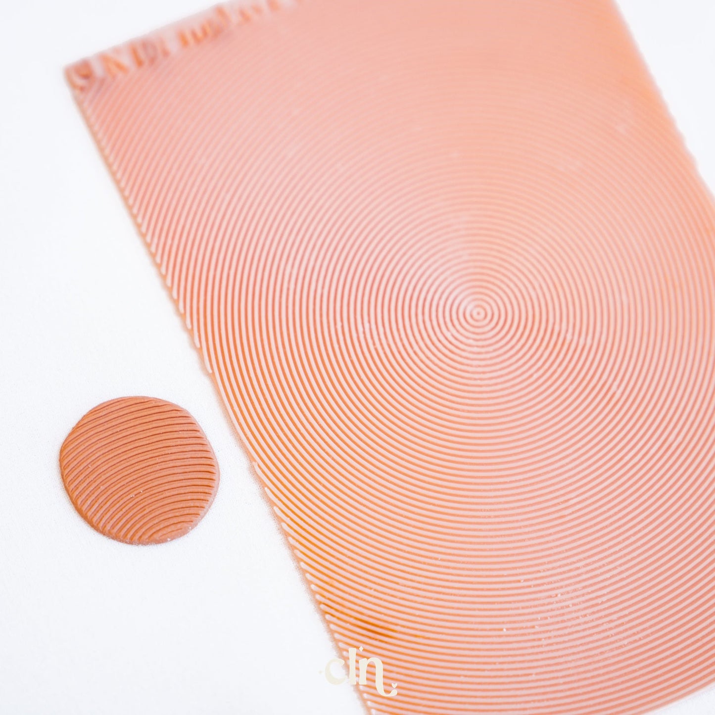 Circle 3D printed texture plate - Cutter - CLN Atelier