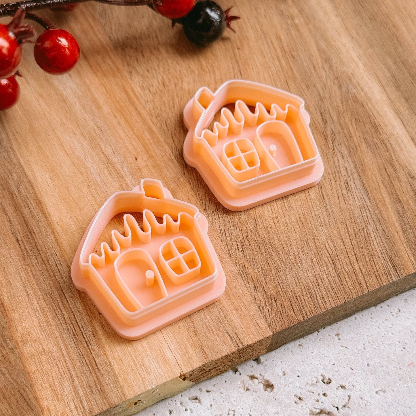 House with snow C - Cutter - CLN Atelier