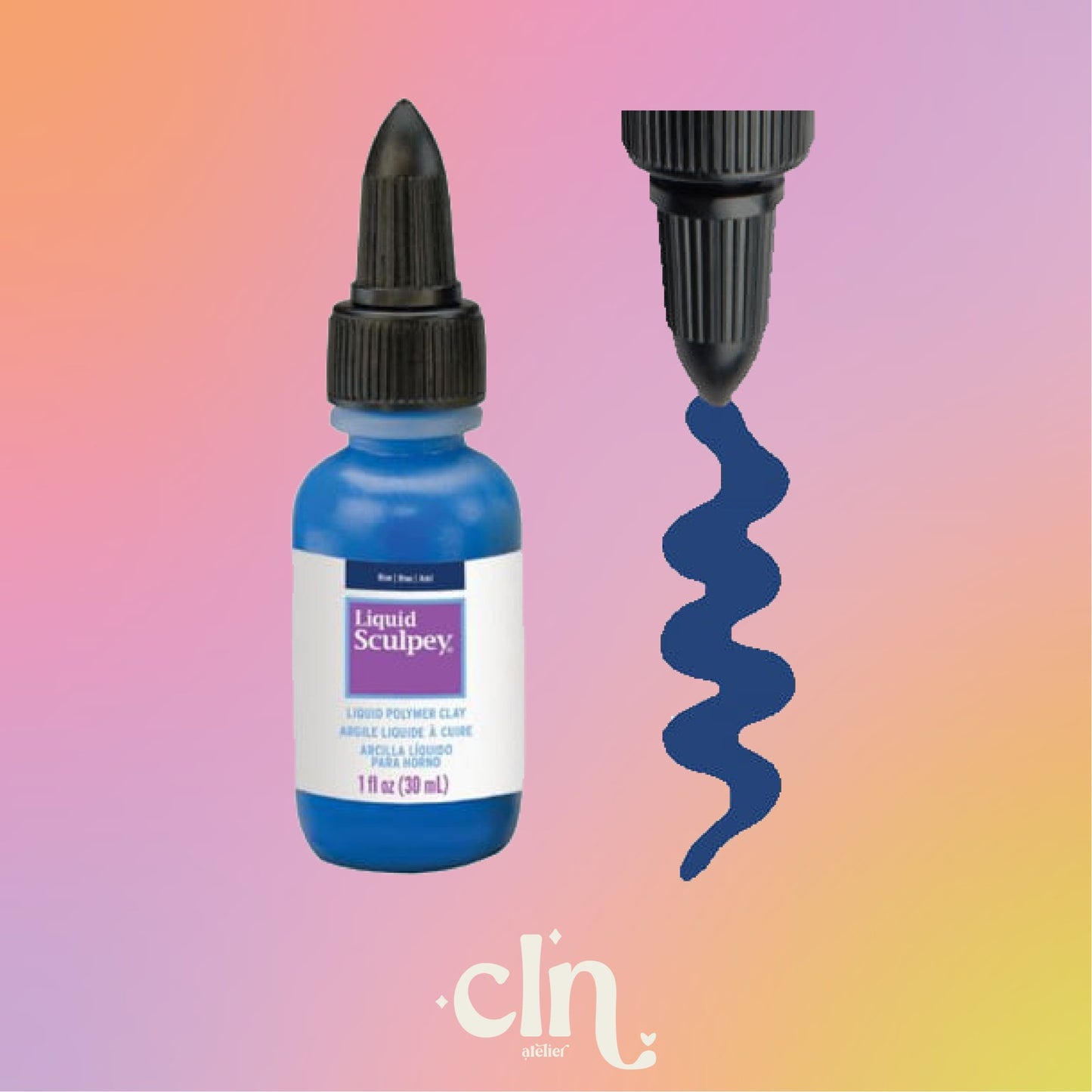 Liquid Sculpey Blue 29ml - Polymer Clay - CLN Atelier
