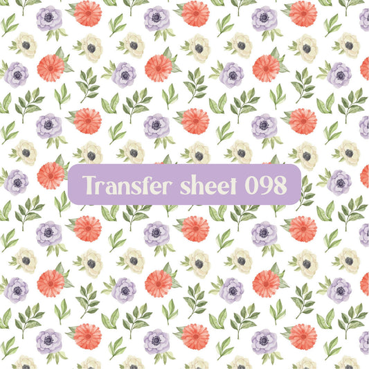 Transfer sheet 098 - Transfer paper - CLN Atelier