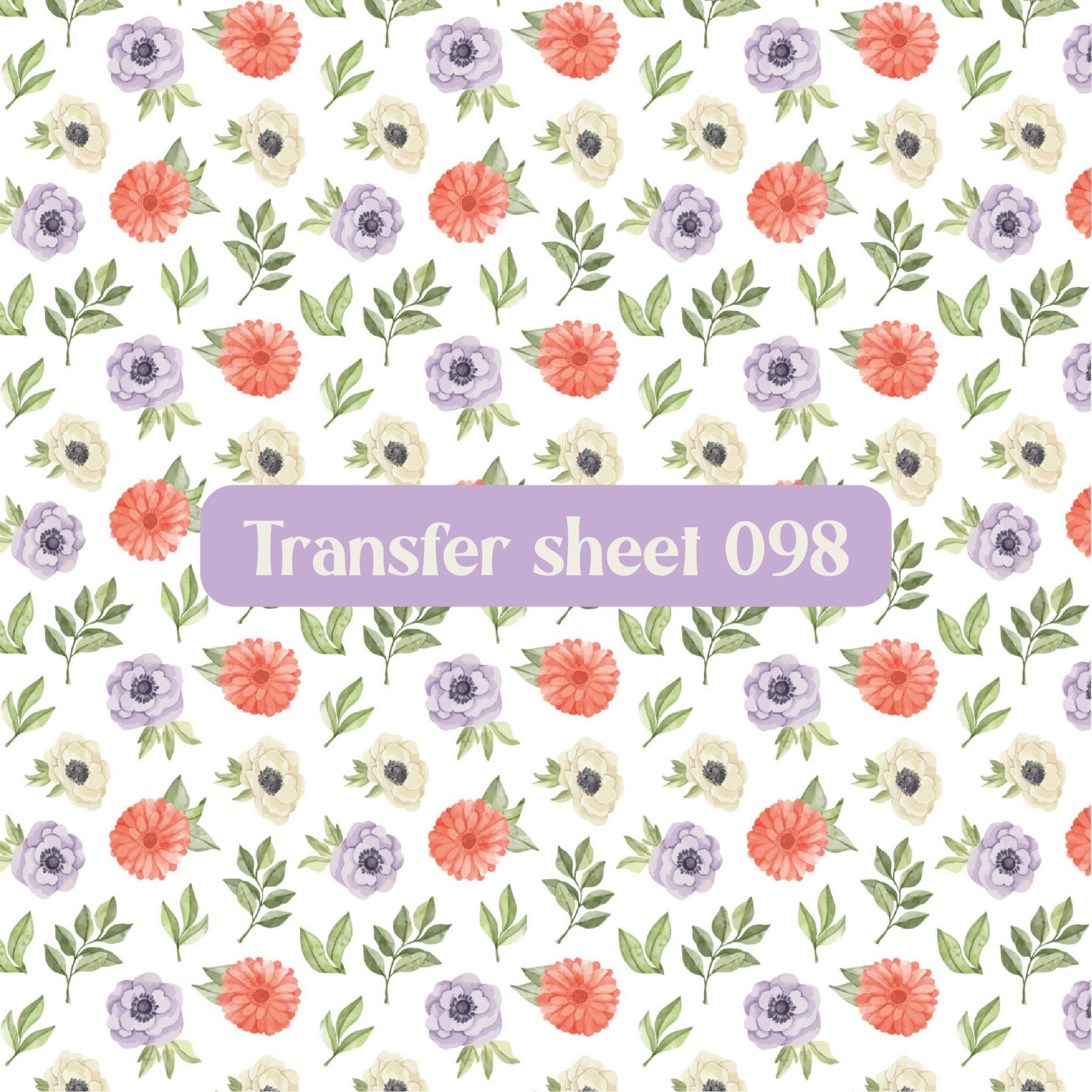 Transfer sheet 098 - Transfer paper - CLN Atelier