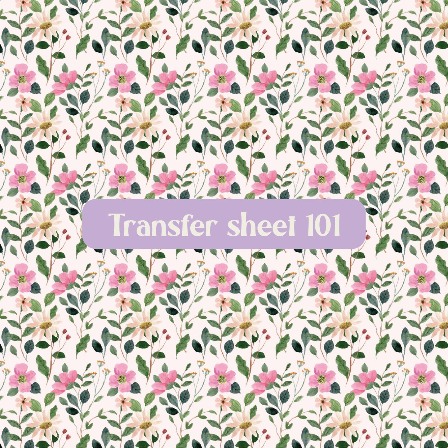Transfer sheet 101 - Transfer paper - CLN Atelier