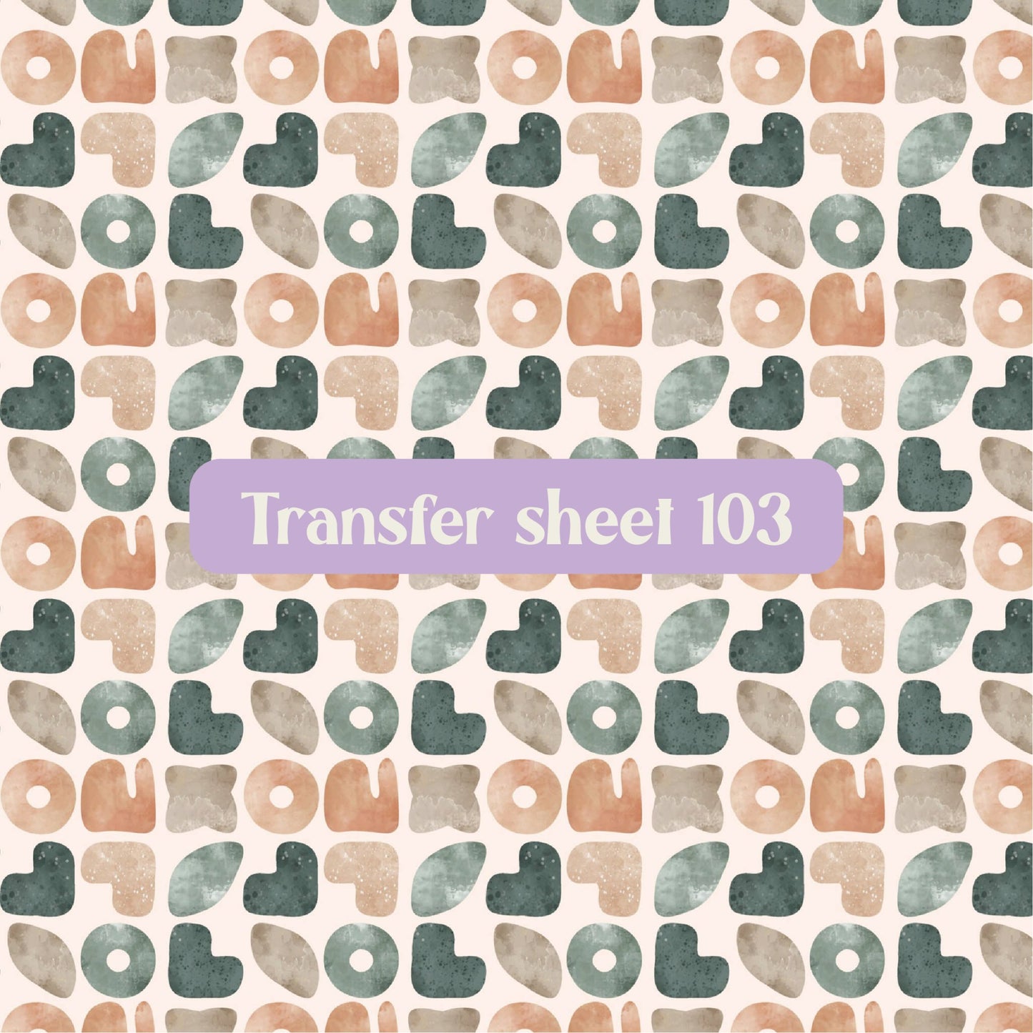 Transfer sheet 103 - Transfer paper - CLN Atelier