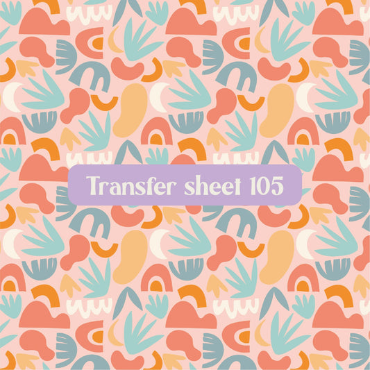 Transfer sheet 105 - Transfer paper - CLN Atelier