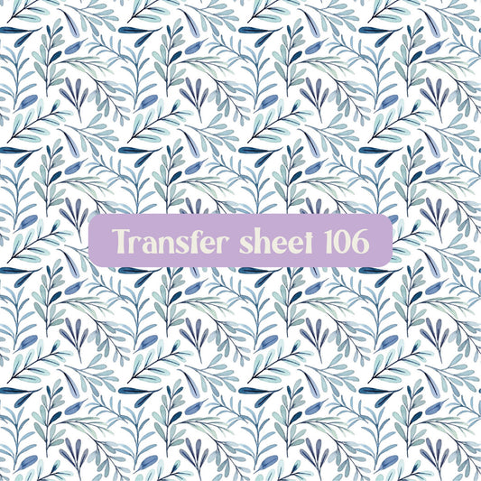 Transfer sheet 106 - Transfer paper - CLN Atelier