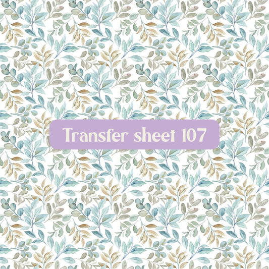 Transfer sheet 107 - Transfer paper - CLN Atelier