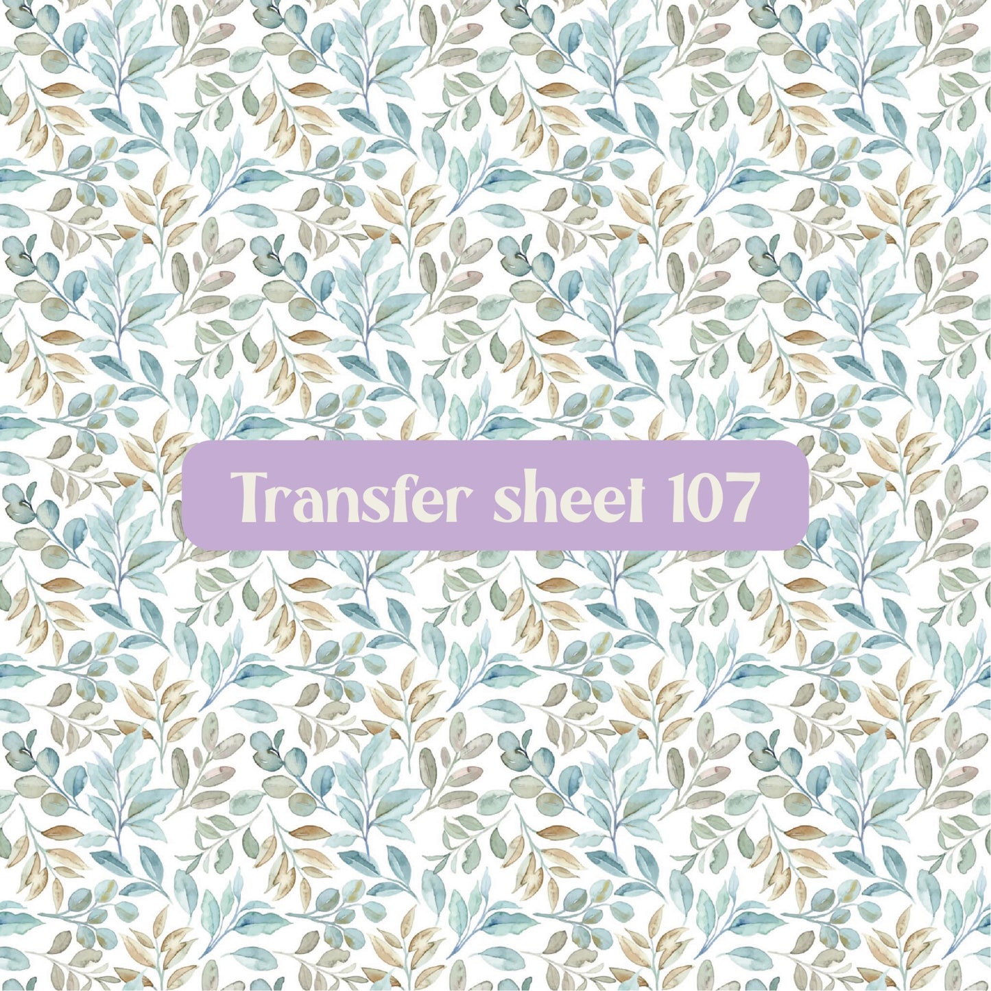 Transfer sheet 107 - Transfer paper - CLN Atelier