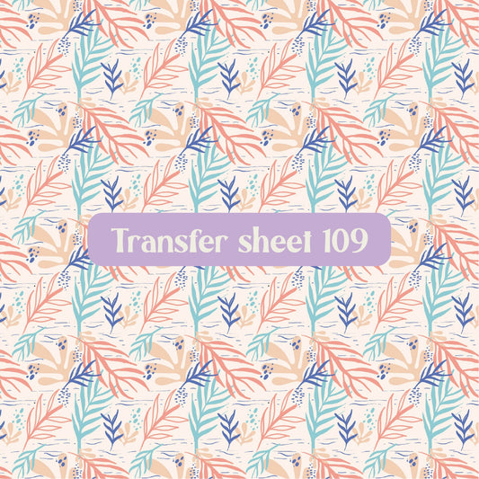 Transfer sheet 109 - Transfer paper - CLN Atelier