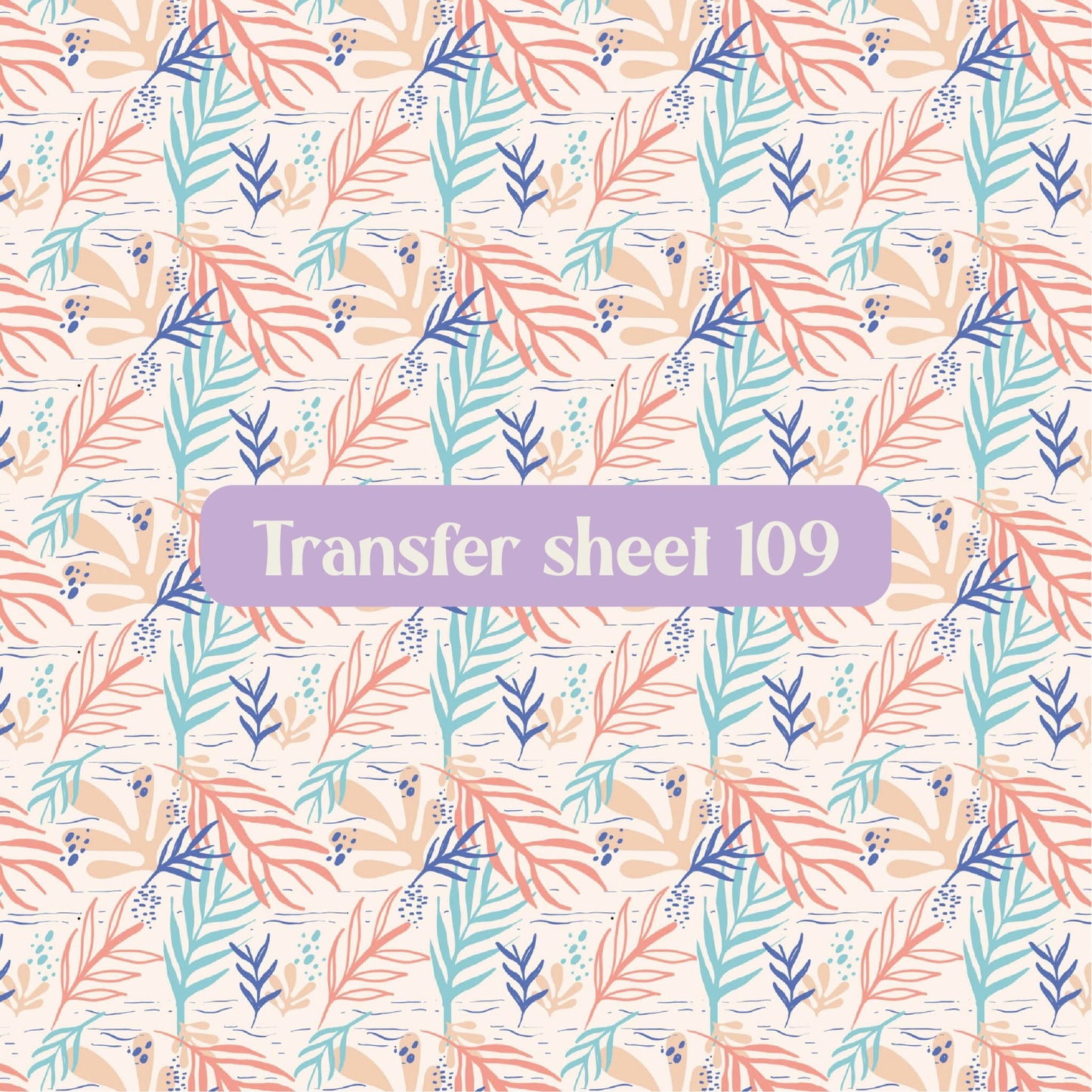 Transfer sheet 109 - Transfer paper - CLN Atelier