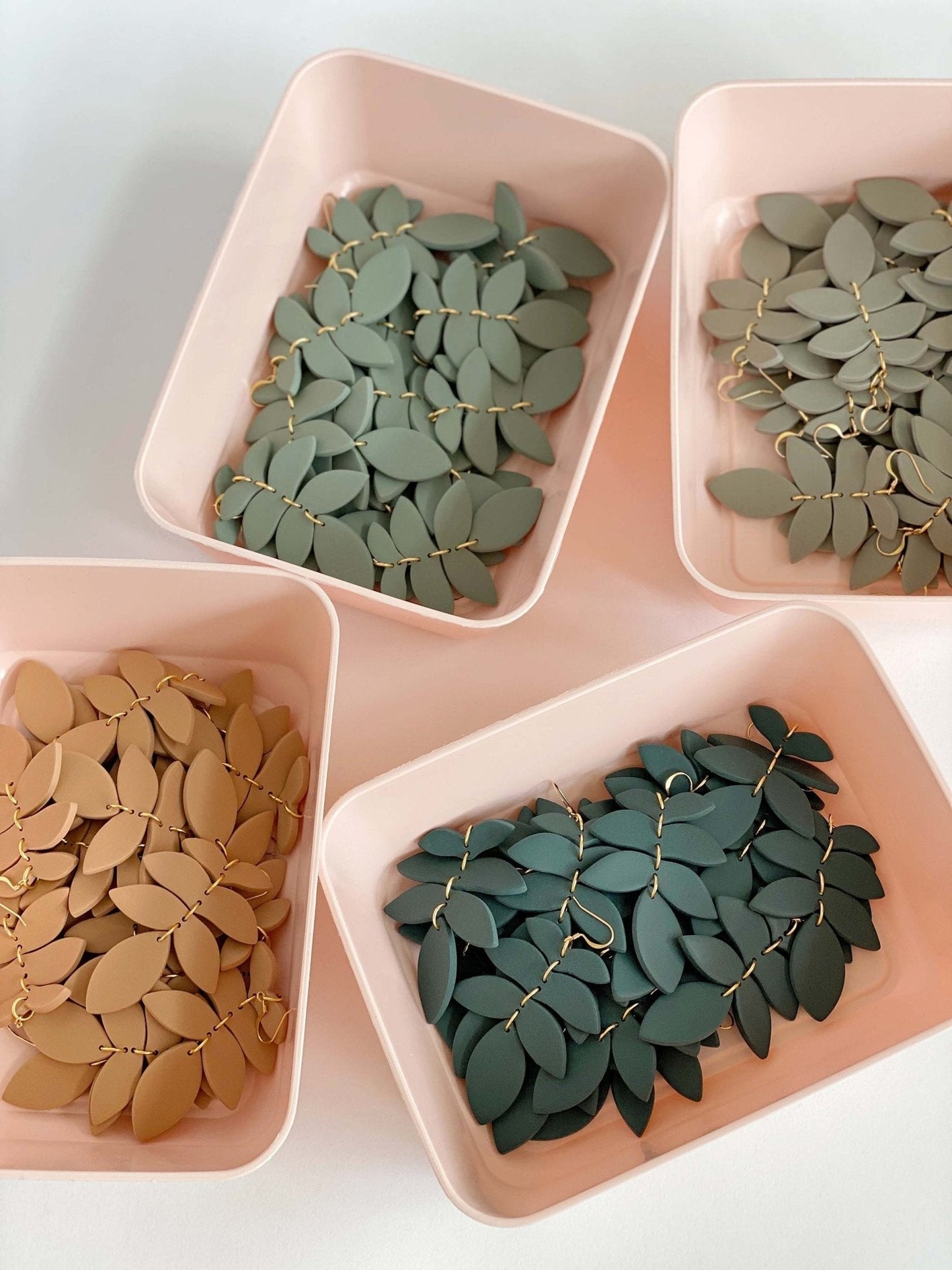 Verdures - Choose from 8 colors - Earrings - CLN Atelier