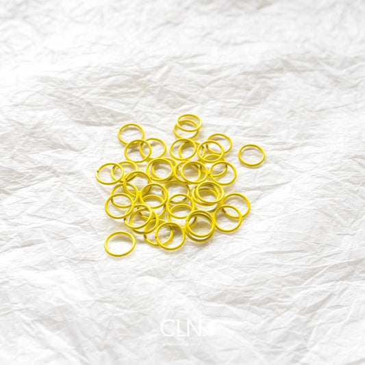 50 Yellow Jump Rings - Jump rings - CLN Atelier