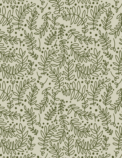 Botanical leaves silk screen - Silk screen - CLN Atelier