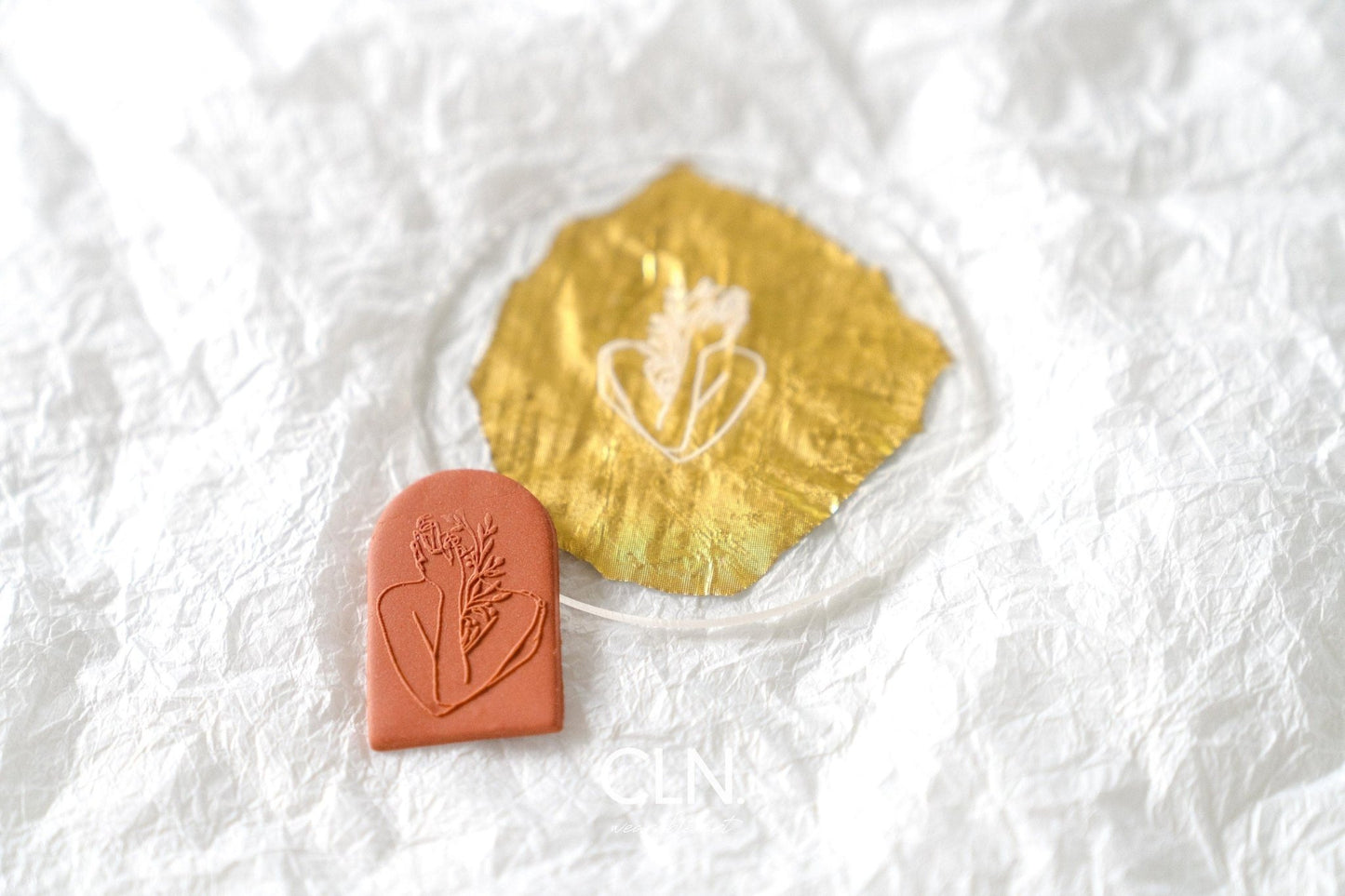 Botanical Women - Acrylic texture - CLN Atelier