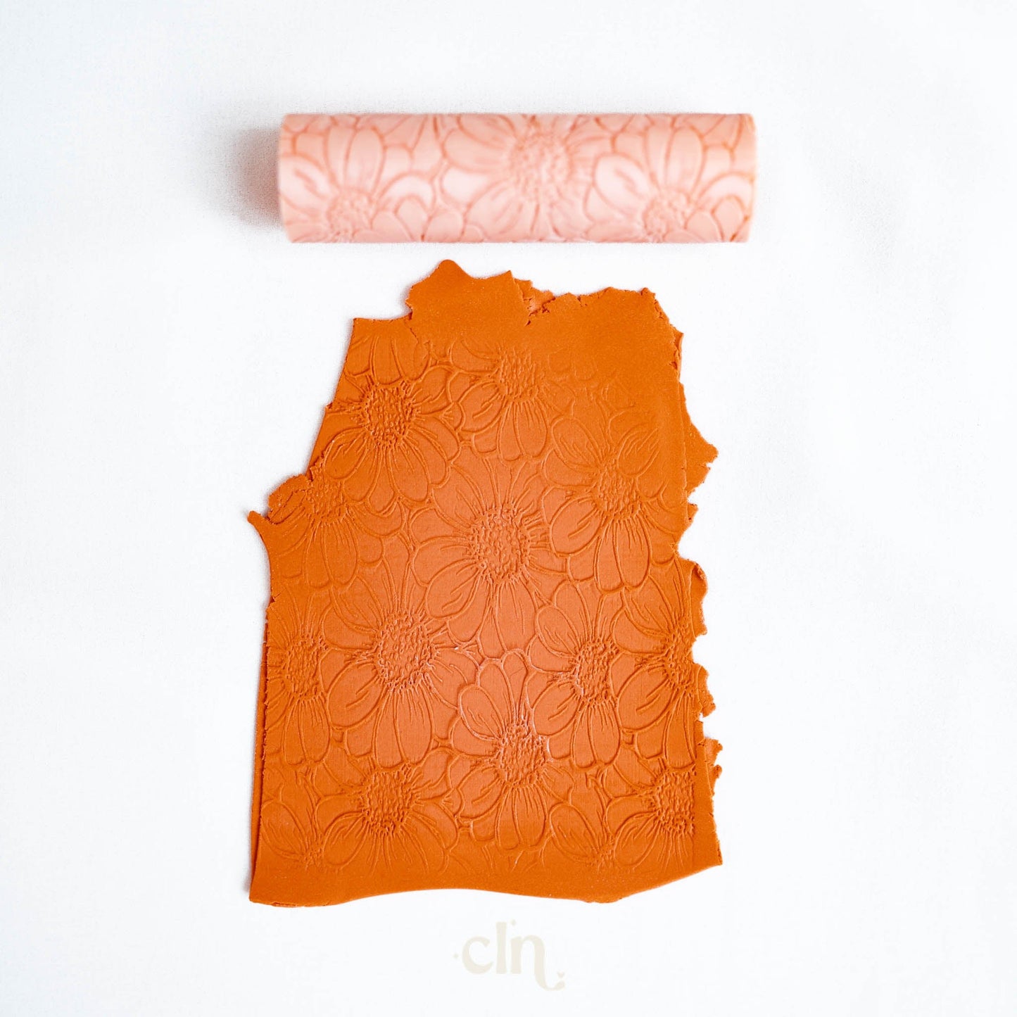 Daisies texture roller - embossing - Cutter - CLN Atelier