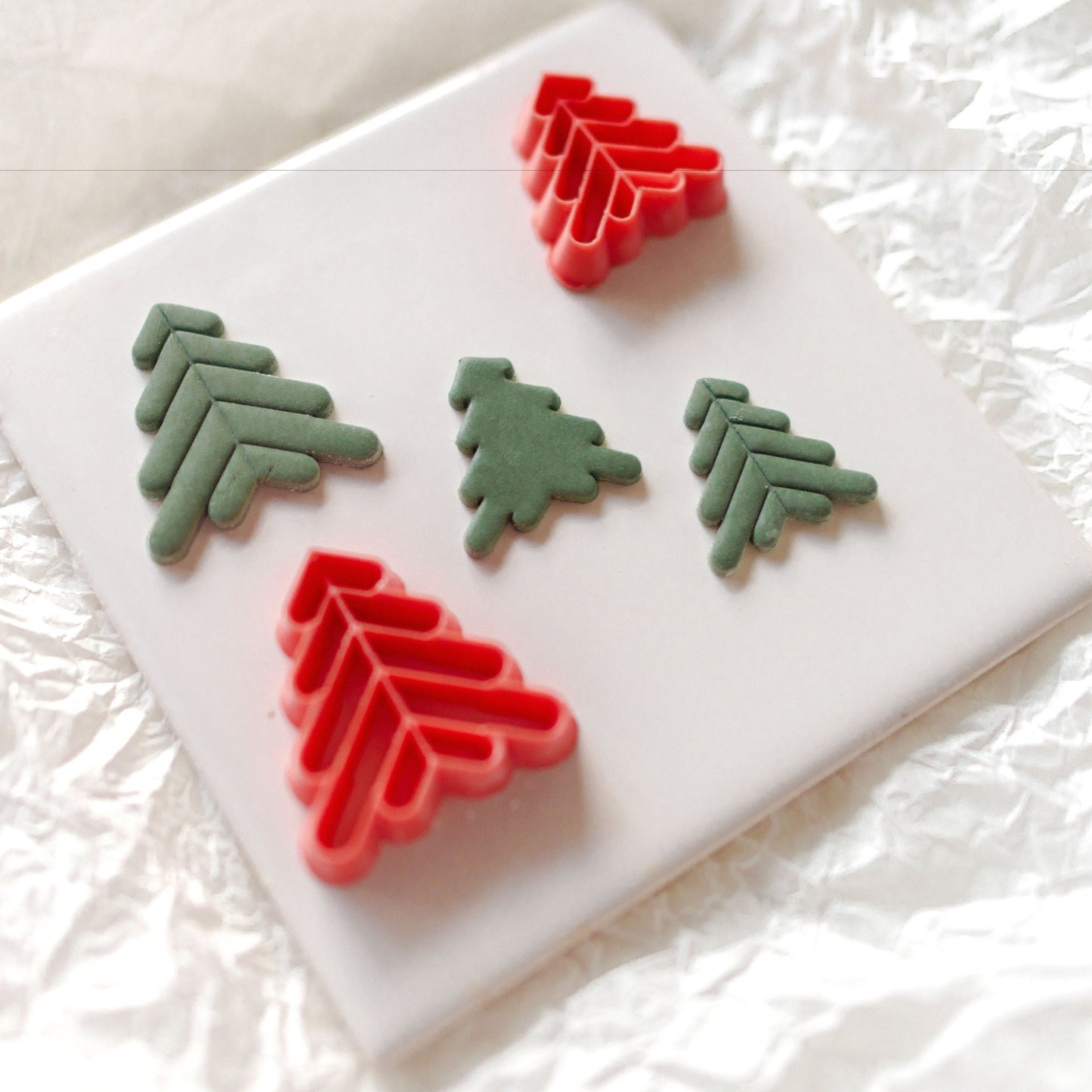 Embossed Christmas tree - Cutter - CLN Atelier