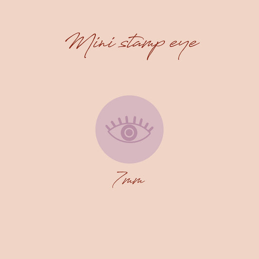 Eye Mini Stamp - clay stamp - CLN Atelier