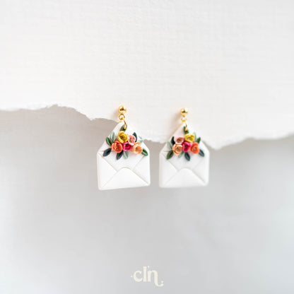 Floral letter - Earrings - CLN Atelier