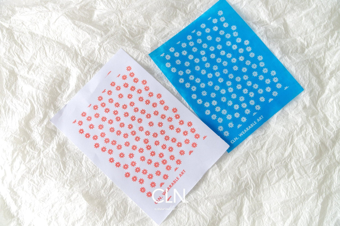 Floral silk screen - Silk screen - CLN Atelier