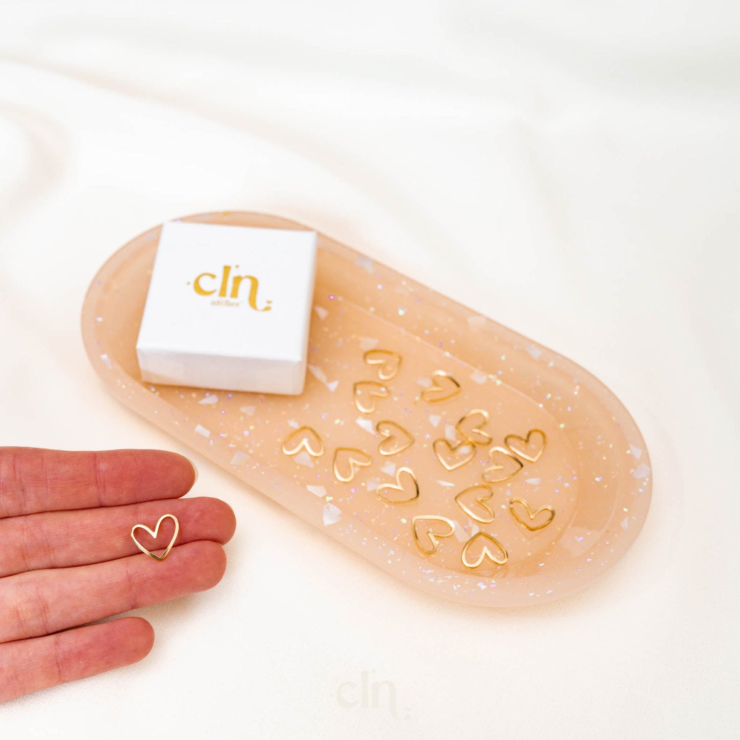 Heart charm (2 colors) - CLN Atelier