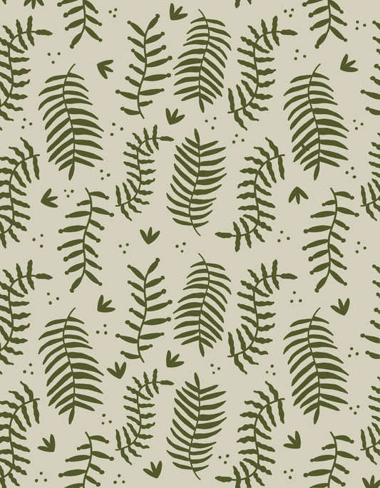 Jungle leaves silk screen - Silk screen - CLN Atelier
