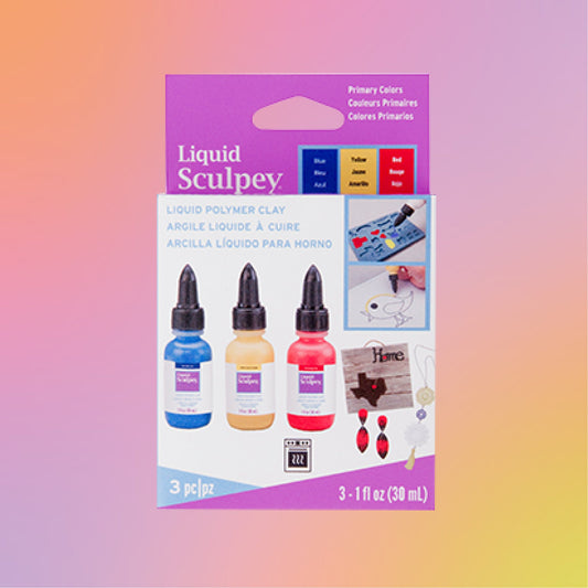 Liquid Sculpey Multipack Primary Colors 3 x 29ml - Polymer Clay - CLN Atelier