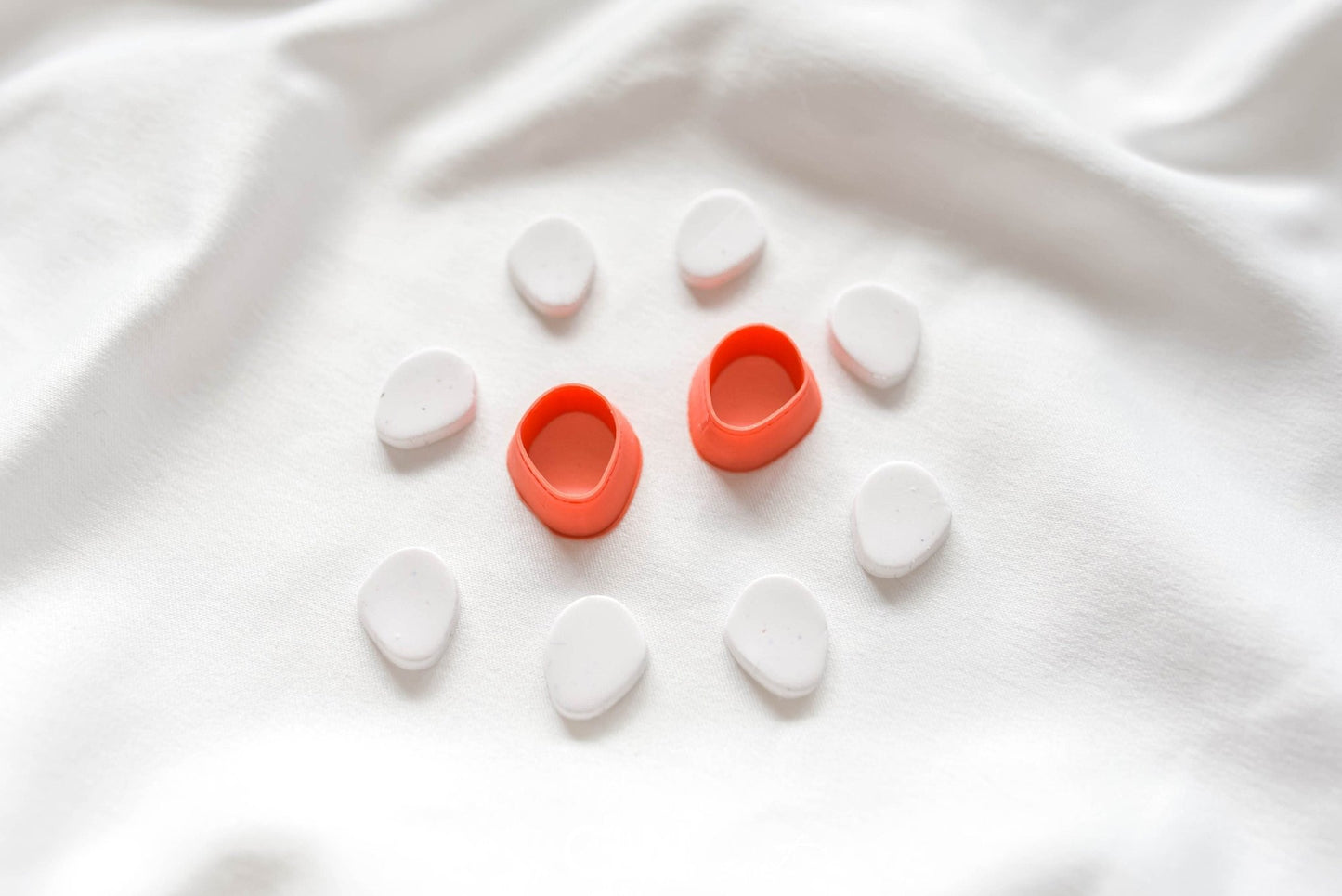 Organic stud set - Cutter - CLN Atelier