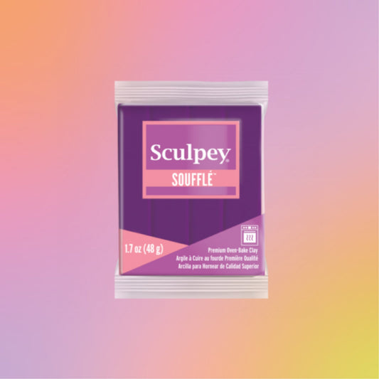 Sculpey Soufflé Grape 48g - Polymer Clay - CLN Atelier
