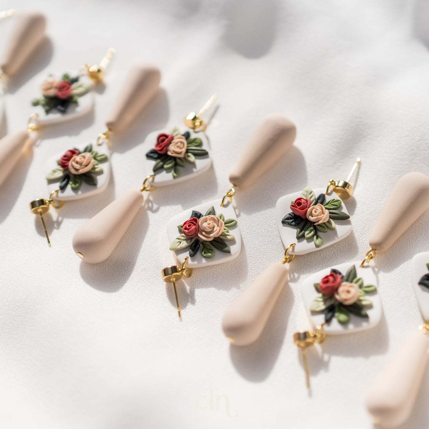 Signature Floral Dangles - Earrings - CLN Atelier