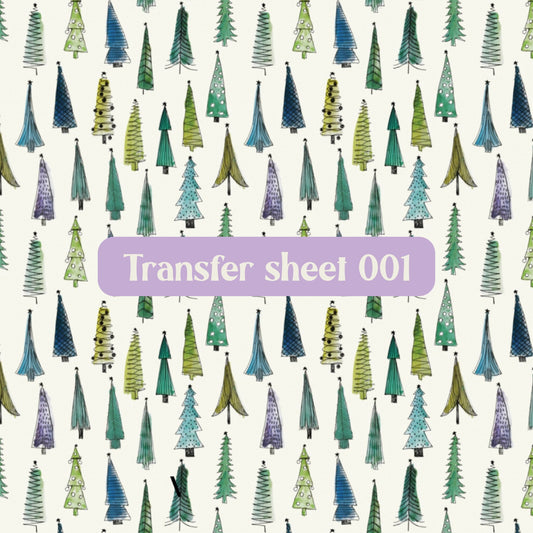 Transfer sheet 001 - Transfer paper - CLN Atelier