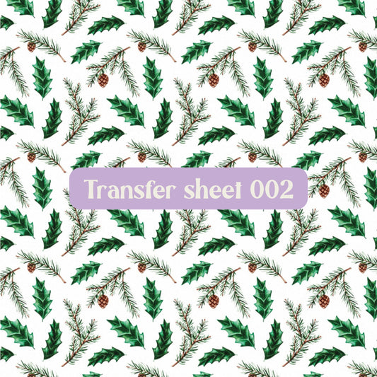 Transfer sheet 002 - Transfer paper - CLN Atelier