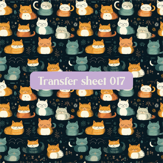 Transfer sheet 017 - Transfer paper - CLN Atelier