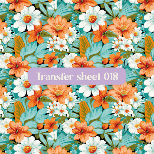 Transfer sheet 018 - Transfer paper - CLN Atelier