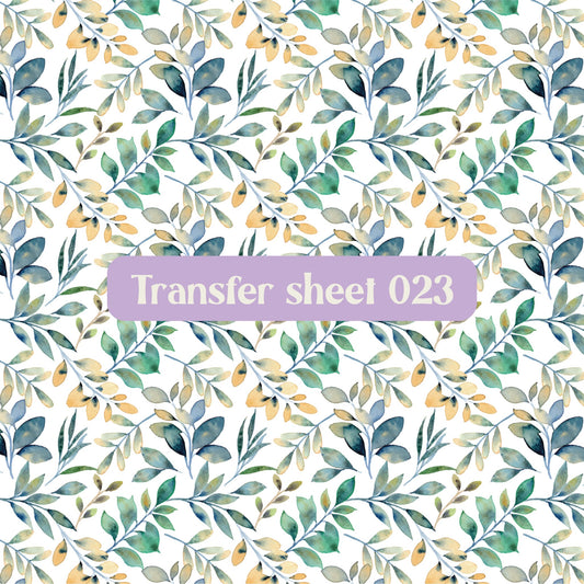 Transfer sheet 023 - Transfer paper - CLN Atelier