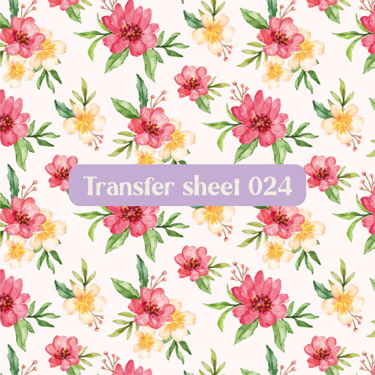 Transfer sheet 024 - Transfer paper - CLN Atelier
