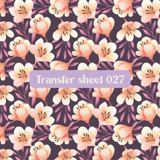 Transfer sheet 027 - Transfer paper - CLN Atelier