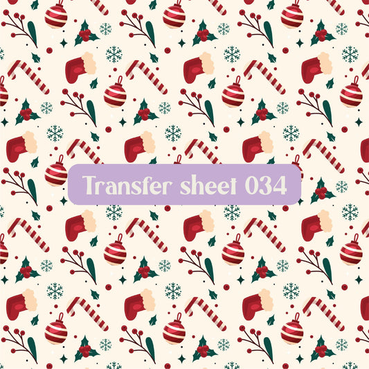 Transfer sheet 034 - Transfer paper - CLN Atelier