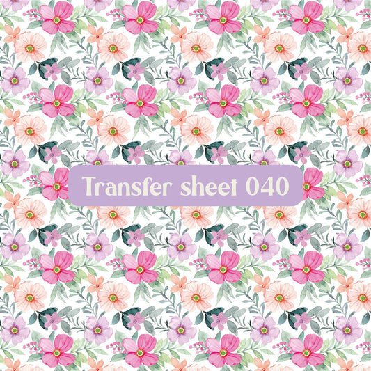 Transfer sheet 040 - Transfer paper - CLN Atelier