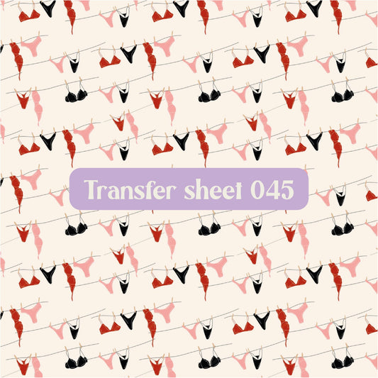 Transfer sheet 045 - Transfer paper - CLN Atelier