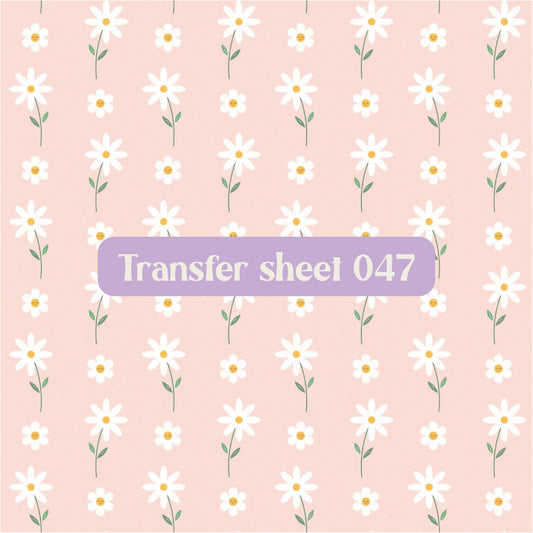 Transfer sheet 047 - Transfer paper - CLN Atelier