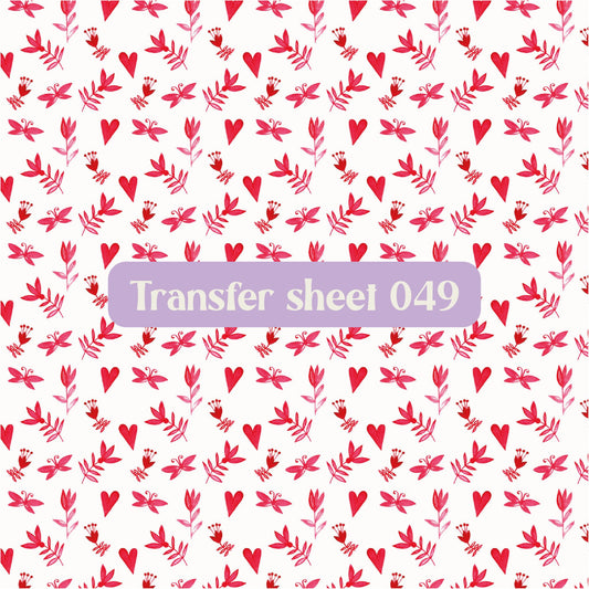 Transfer sheet 049 - Transfer paper - CLN Atelier