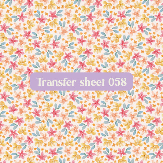 Transfer sheet 058 - Transfer paper - CLN Atelier