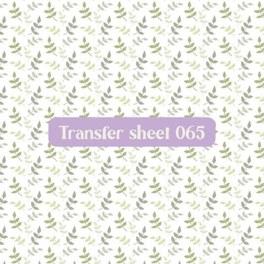 Transfer sheet 065 - Transfer paper - CLN Atelier