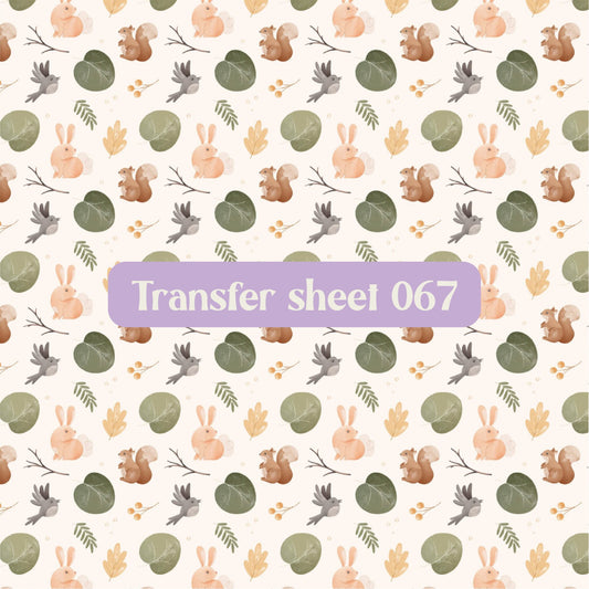 Transfer sheet 067 - Transfer paper - CLN Atelier