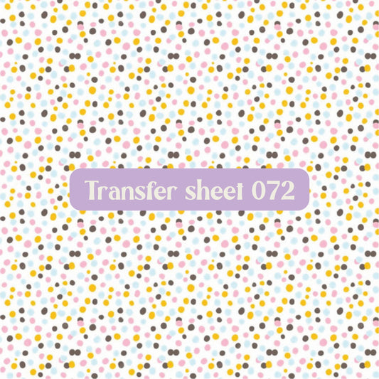 Transfer sheet 072 - Transfer paper - CLN Atelier