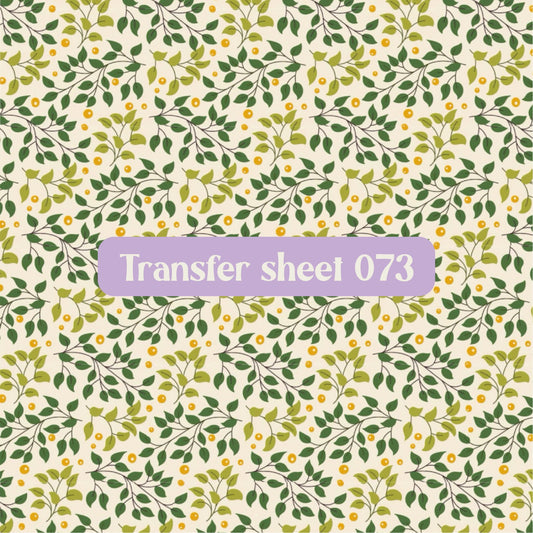 Transfer sheet 073 - Transfer paper - CLN Atelier