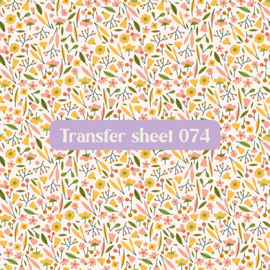 Transfer sheet 074 - Transfer paper - CLN Atelier
