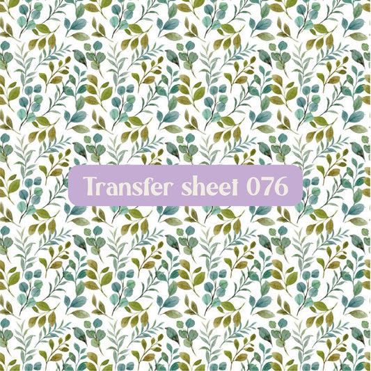 Transfer sheet 076 - Transfer paper - CLN Atelier