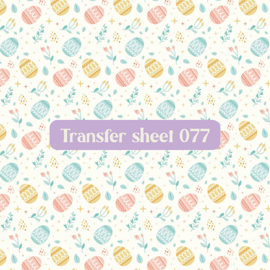 Transfer sheet 077 - Transfer paper - CLN Atelier