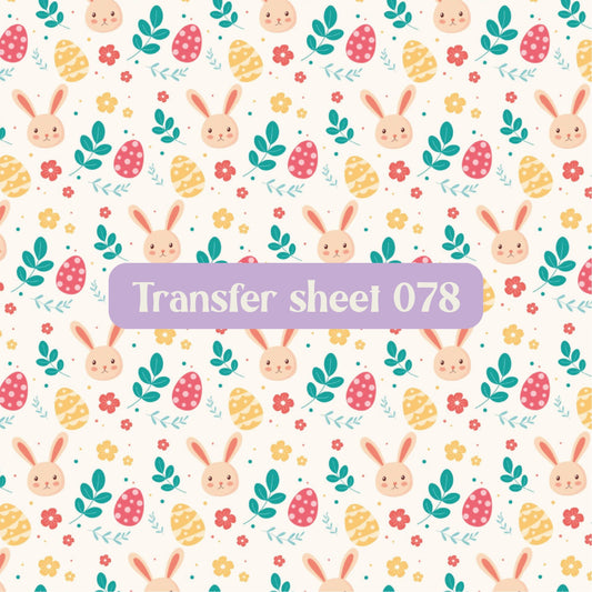 Transfer sheet 078 - Transfer paper - CLN Atelier